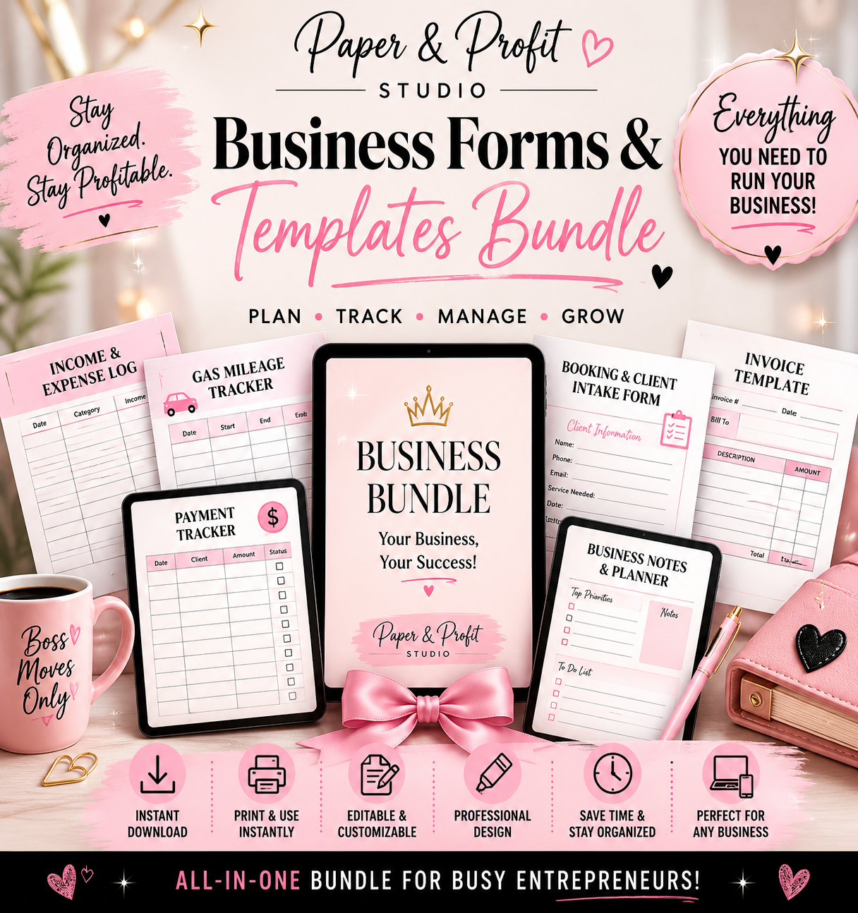 Organize Your Business. Track Your Profit. Simplify Your Hustle.L